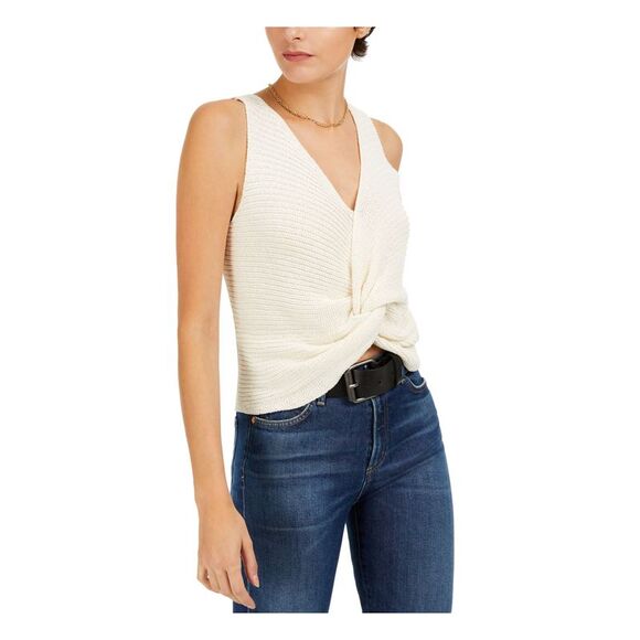 BAR III Sweaters - BAR III Womens Sleeveless V Neck Sweater